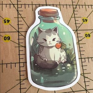 💜13/$13 +Bundle Sticker Sale | Aesthetic Cat Waterproof Sticker